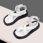 AIYUQI Sandals Women Genuine Leather 2022 Summer New Clip Toe Sandals Ladies Roman Women Shoes Muffin Sandals WHS MTO