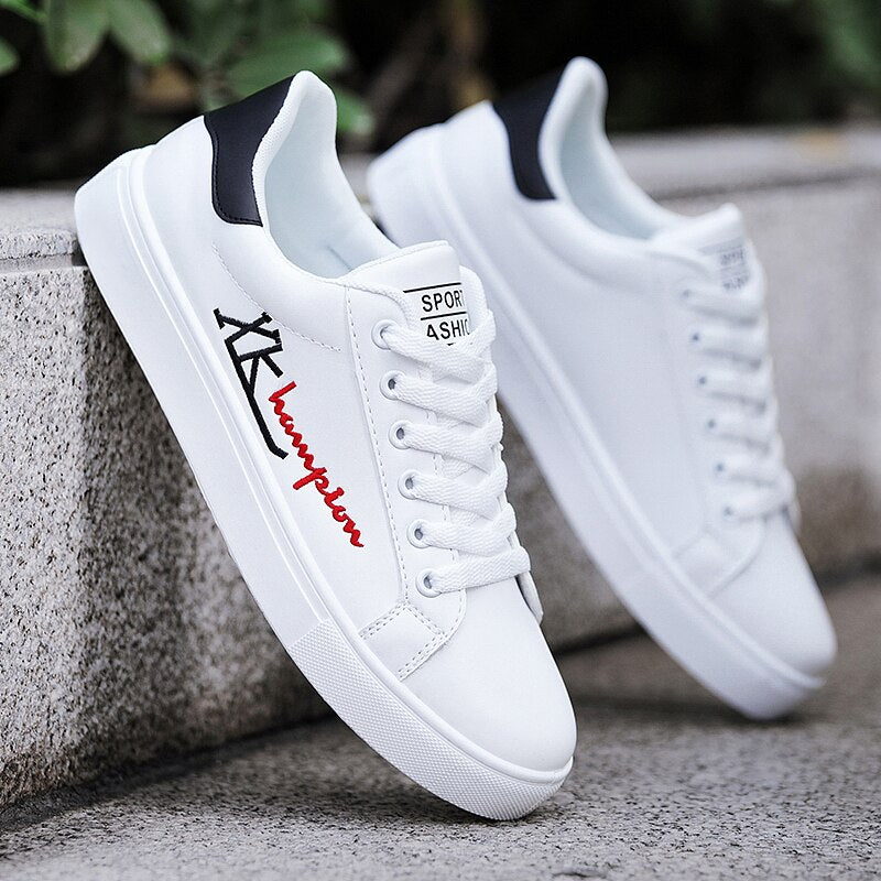 2022 Fashion White Vulcanized Sneakers Women Cheap Flat Comfortable Shoes Men's Autumn Spring Shoes Men Fashion Tennis Sneakers