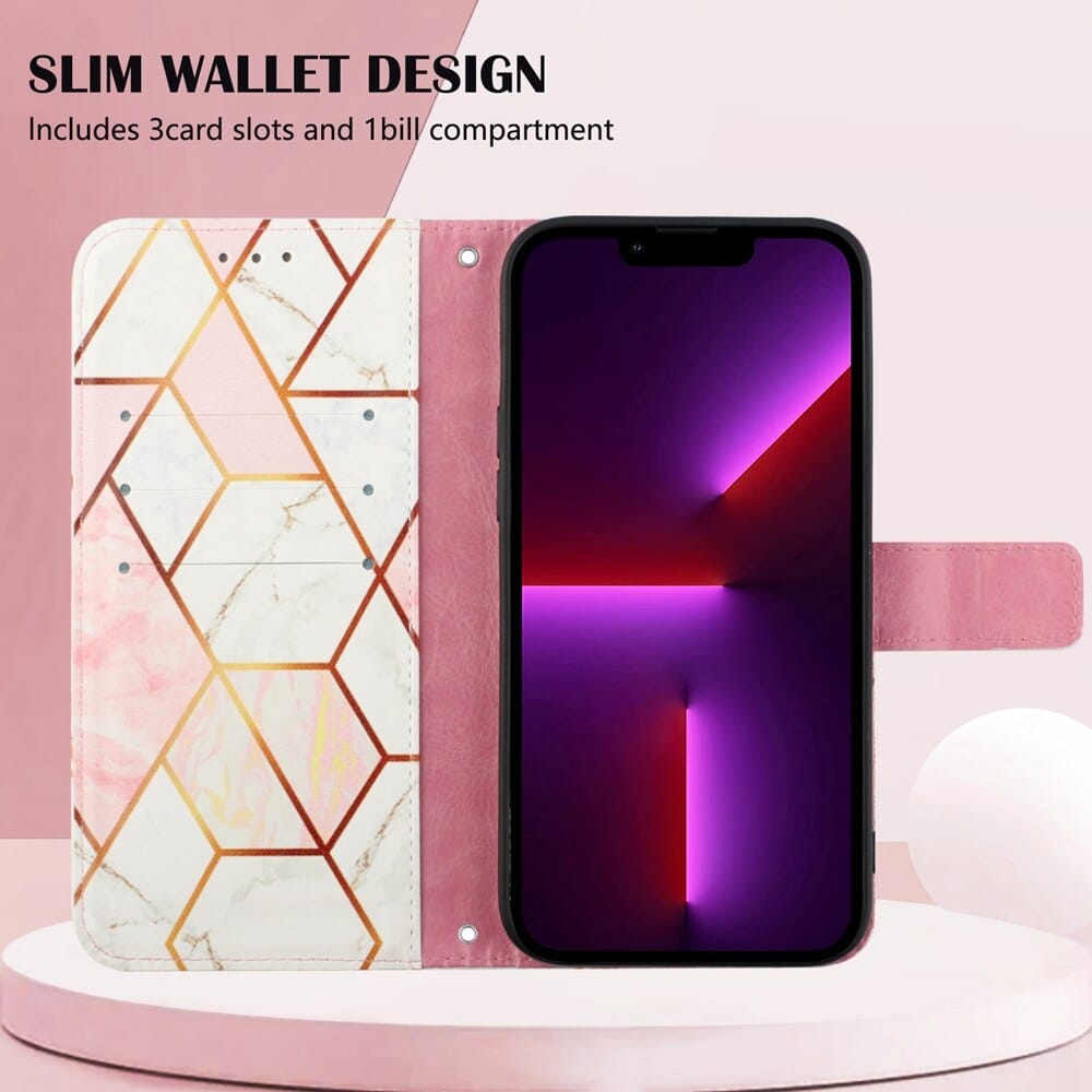 Marble Leather Case for Funda Xiaomi Redmi 10 Prime 9 9A 10A 9C NFC 9T Cases Colorful Wallet Card Holder Flip Phone Cover Women