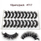 Visofree 5D Mink Eyelashes Long Lasting Mink Lashes Natural Dramatic Volume Eyelashes Extension Thick Long 3D False Eyelashes