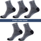 5 Pair Bamboo Fiber Autumn Winter Men Socks Breathable Cotton Sports Sock Breathable Deodorant Business Socks Plus Size 38-47