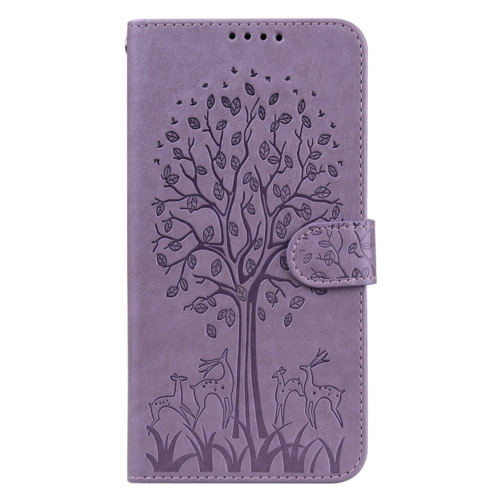 Flip Leather Case for Motorola MOTO E7i Power G20 G10 G30 G22 G60 G9 Plus Cases Tree Deer Magnetic Wallet Phone Back Cover Women