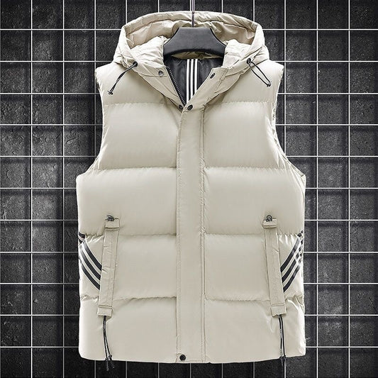 Winter Golf jackets vest for men 2022 down cotton windproof warm Golf wear hooded waistcoat men's new fashion loose jacket Coats