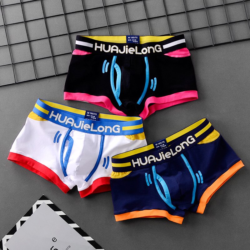 Mens Boxer Shorts Personalized Print Mens Underwear Boxers Cotton Multicolor Panties Summer Breathable Underpants 2022 New