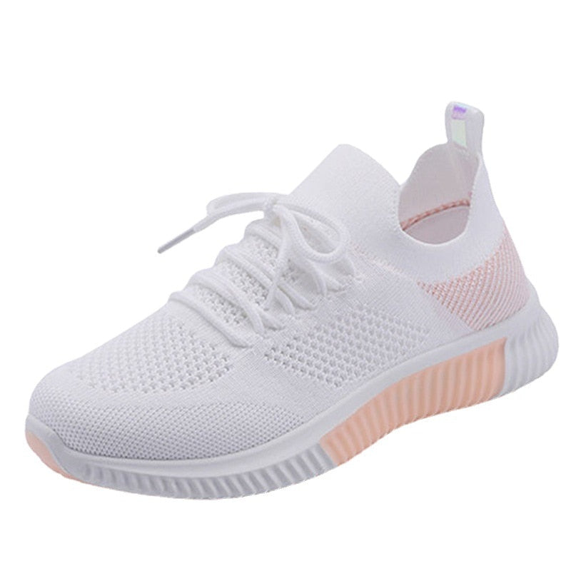 Women&#39;s Casual Sneakers Mesh Breathable Soft Sole Shoes Running Shoes