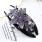 Rhinestone Hairpin Flower Leaf Butterfly Duckbill Hair Claws Retro Hair Clips Accessories For Women Shinning Ponytail Headwear