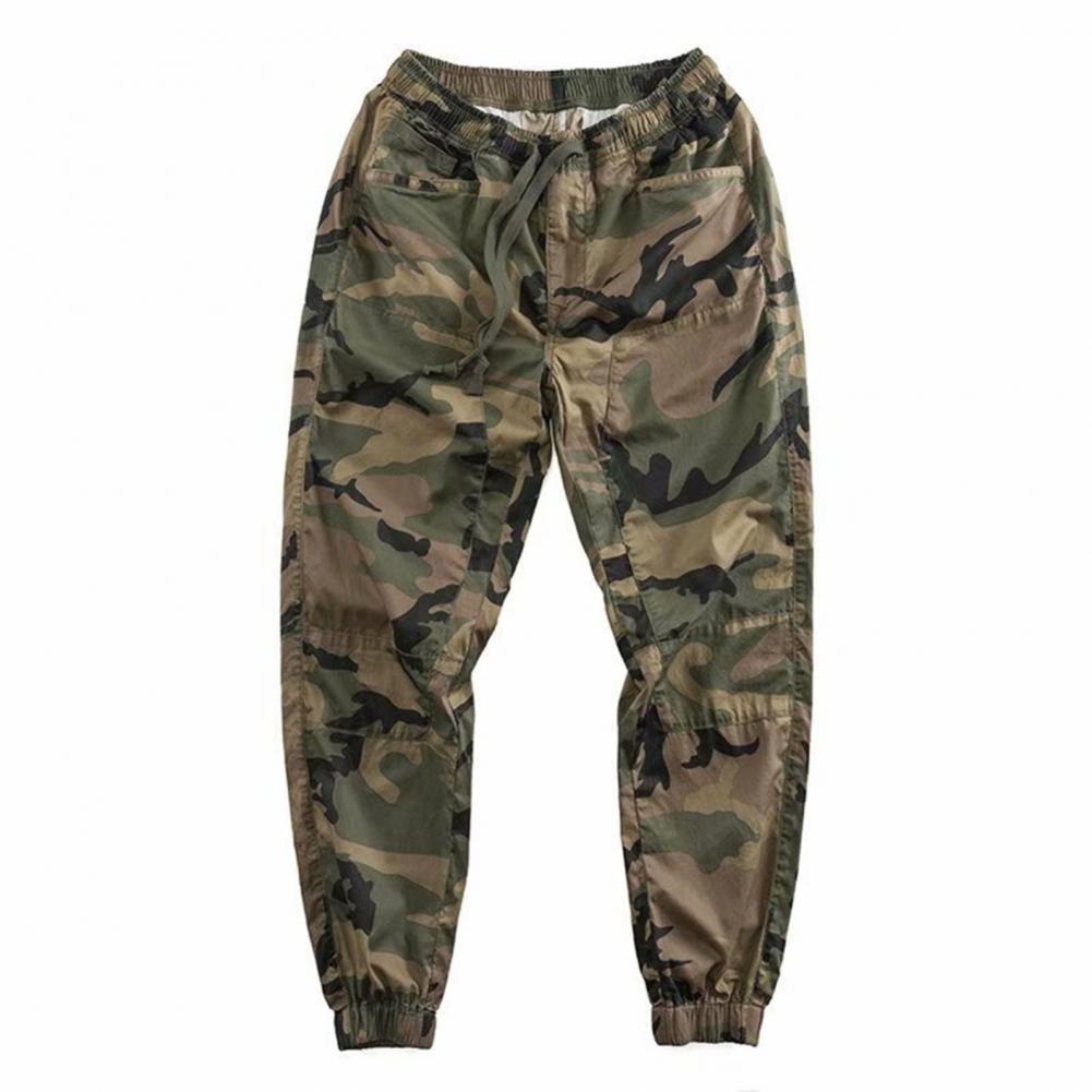 Joggers Cargo Pants Men Harem Pants Camouflage Man Breathable Sweatpants Streetwear Elastic Waist Casual Plus Size Trousers