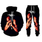 Hip Hop Rapper Tupac Hoodie Set 2 PAC Fleece Sweatshirts Sweatpants West Coast Gangsta Rap Clothing Pullover