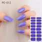 16tips/sheet Beauty Nail Art Sticker Wholesale Nail Polish Full Stickers Pregnant Women Available Solid Color Nails DIY Manicure