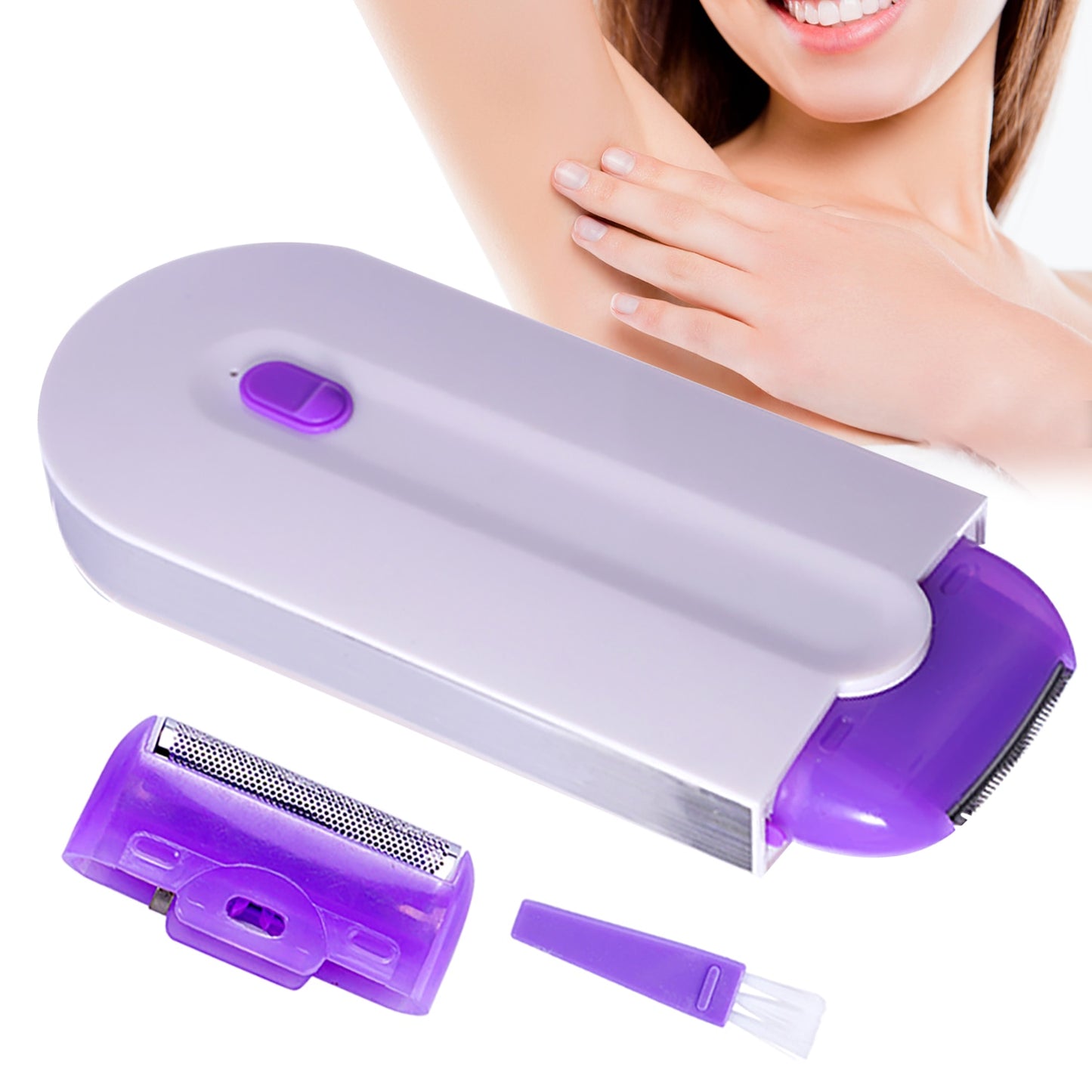 Women's painless hair remover Bikini shaver USB rechargeable women's shaver hair remover blue light hair remover