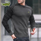 High quality autumn and winter 2022 new men's round neck Pullover color matching waffle sweater with fashionable top