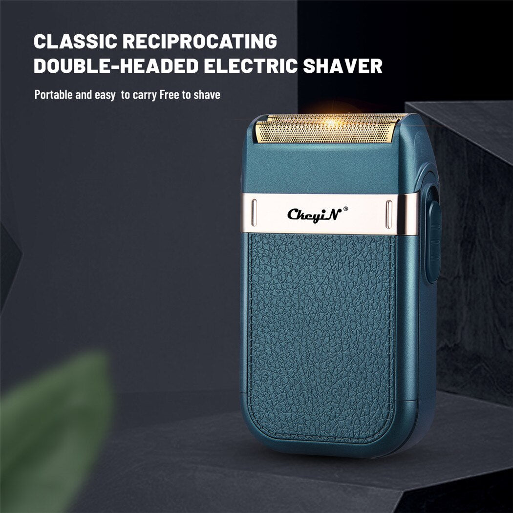 CkeyiN Mini Shaver Men Electric Beard Trimmer Professional Face Hair Removal Waterproof Rechargeable Foil Razor Shaving Machine