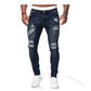 5 kinds of style Ripped Jeans Men Skinny Slim Fit Blue Hip Hop Denim Trousers Casual Jeans for Men Jogging jean