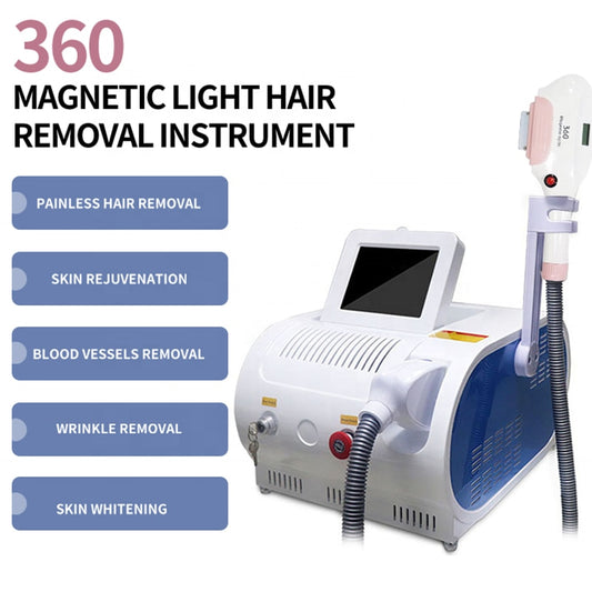 Professional Germany 360 Magneto-optical IPL Hair Removal Laser Machine 100000 shot Painless Epilator Women Laser Epilator