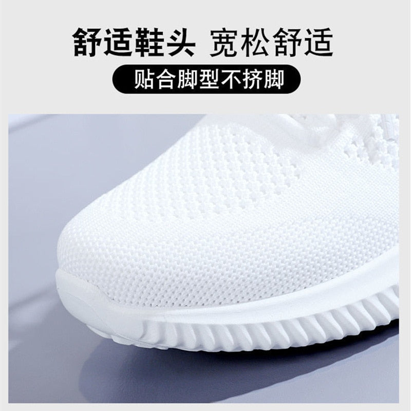 Women&#39;s Casual Sneakers Mesh Breathable Soft Sole Shoes Running Shoes