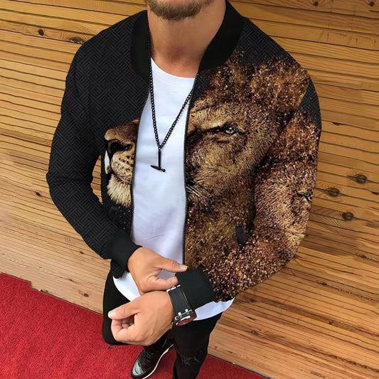 Mens Jacket Trend New Zipper Casual  Coats Round Neck Cardigan Baseball Uniform 2022 Spring And Autumn Tide Brand Clothes
