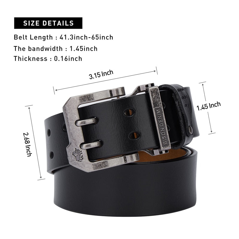 Men Belt Male High Quality Leather Belt Men Male Genuine Leather Strap Luxury Pin Buckle Fancy Vintage Jeans Free Shipping