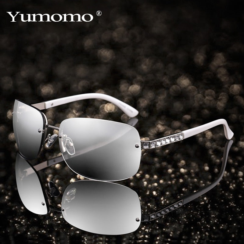 Luxury Brand Punk Rimless Sunglasses New Women Y2k Diamond Sun Glasses Fashion UV400 Shades Eyewear Female Designer Eyeglasses