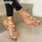 2020 New Female Shoes Summer MultiColor Platform Flat Sandals Women Rainbow Sandals Women Shoes Fashion Sandalias Mujer