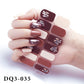 14Pcs /Sheet Nail Stickers Luxury Design Nail Polish Stickers Factory Price Full Cover Nail Charms for Manicure Women Beauty